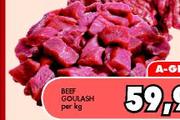 Butchery Beef Goulash Per-1kg