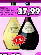 Robert Sons Winery Natural Sweet White/Red/Rose-1.5l Each