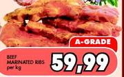 Butchery Beef Marnated Ribs Per-1kg