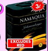 Namaqua Wine Assorted-3l Each
