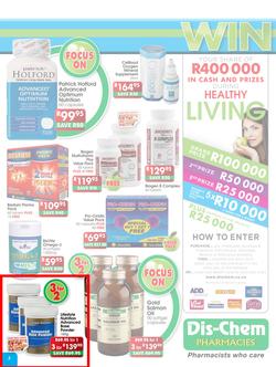 Dischem : Focus on Healthy Living (17 Sep - 14 Oct), page 3