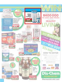 Dischem : Focus on Healthy Living (17 Sep - 14 Oct), page 3