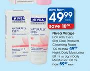 Nivea Visage Naturally Even Skin Care Cleansing Foam-100ml