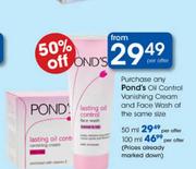 Pond's Oil Control Vanishing Face Wash-100ml