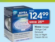 Nivea Visage DNAge Cell Renewal Day Or Night Cream-50ml Each