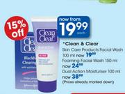 Clean & Clear Skin Care Dual Action Moisturiser-100ml