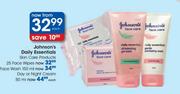 Johnson's Daily Essentials 25 Face Wipes