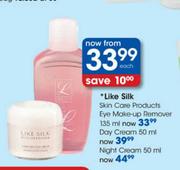 Like Silk Skin Care Eye Make-Up Remover-135ml