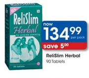 Relislim Herbal Tablets-90's Per pack