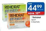 Rehidrat Sport Sachets-6's Per Pack