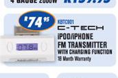 C-Tech iPod/Iphone FM Transmitter With Charging Function