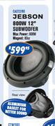 Jebson 800W 12" Subwoofer
