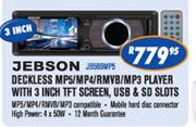 Jebson Deckless MP5/MP4/RMVB/MP3 Player