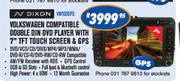 N-Dixon Volkswagen Compatible Double Din DVD Player With 7"TFT Touch Screen & GPS