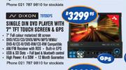 N-Dixon Single Din DVD Player With 7" TFT Touch Screen & GPS
