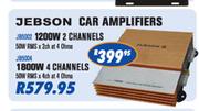 Jebson Car Amplifiers 1800W 4 Channels