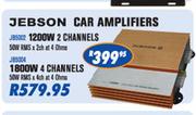 Jebson Car Amplifiers 1200W 2 Channels