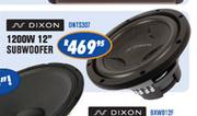 N-Dixon 1200W 12" Subwoofer
