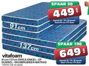 Vitafoam 137cm Erica Enkel Of Dubbel-Skuimrubber-Matras-ELK