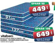 Vitafoam 91cm Erica Enkel Of Dubbel-Skuimrubber-Matras-ELK
