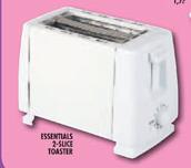 Essentials 2 Slice Toaster