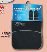 Q Premium 4 Piece Car Mat Set