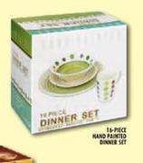 16 Piece Hand Painted Dinner Set
