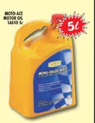 Motto Ace Motor Oil SAE40-5Ltr