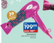Accessorize 2200W AC Hairdryer-RSHO13631