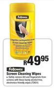 Fellowes Screen Cleaning Wipes