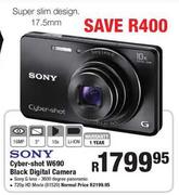 Sony Cyber-Shot W690 Black Digital Camera 
