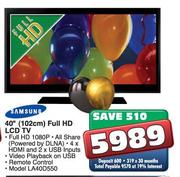 LG 40" (102cm) Full HD LCD TV (LA40D550)