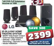 LG 3D Blu-Ray Home Theatre System (HB806SH)