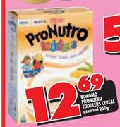 Bokomo Pronutro Toddlers Cereal Assorted-250g