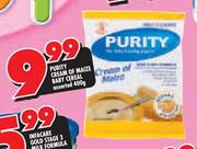 Purity Cream Of Maize Baby Cereal Assorted-400g