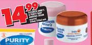 Elizabeth Anne's & Purity Baby Aqueous Cream Assorted-250ml/350ml Each