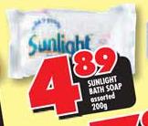 Sunlight Bath Soap Assorted-200g Each
