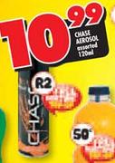 Chase Aerosol Assorted-120ml