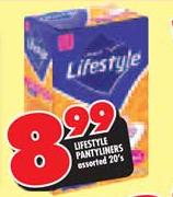 Lifestyle Pantyliners Assorted-20's