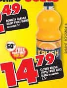 Clover Krush 100% Fruit Juice Blend Assorted-1.5 Ltr