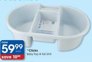 Clicks Baby Top & Tail Unit-Each