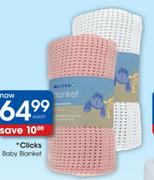 Clicks Baby Blanket Each