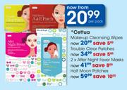 Cettua Make-Up Cleansing Wipes-Per Pack