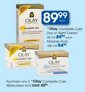 Olay Complete Care Moisture Fluid-100ml Each