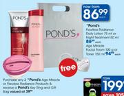 Pond's Age Miracle Facial Foam-100g Or Toner-150ml Each
