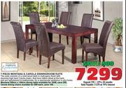 7 Piece Montana & Carola Dinningroom Suite