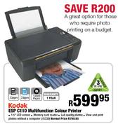 Kodak ESP C110 Multifunction Colour Printer