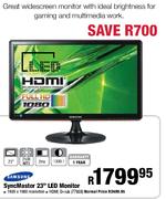Samsung SyncMaster 23" LED Monitor