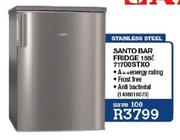 Aeg Stainless Steel Santo Bar Fridge (71700STXO)-155l