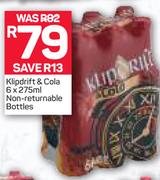 Klipdrift Cola (Non Returnable Bottles) 6X275ml-Per Pack